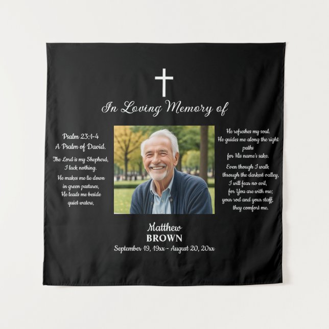 Tapete De Parede Celebration Of Life 1 Photo Bible Verse (Frente)