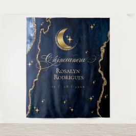 Tapete De Parede Celestial Quinceanera Midnight Welcome Sign