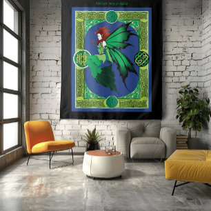 Tapete De Parede Celtic Knot Trabalha Fada Verde