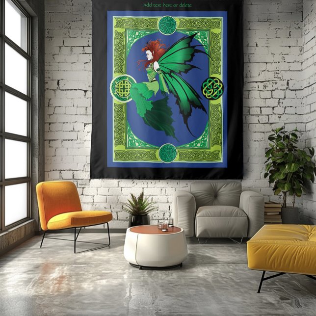Tapete De Parede Celtic Knot Trabalha Fada Verde (Criador carregado)