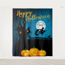Cena Assustadora de Feliz Halloween | Fundo de Cen
