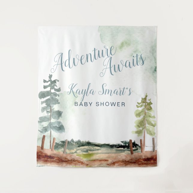 Tapete De Parede Cena de Aventura Aguarda (Frente)