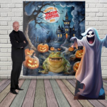 Cena de Casa Assombrada Assustadora para o Hallowe