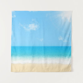 Tapete De Parede Cena de Praia do Oceano Calmo