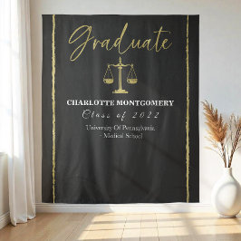 Tapete De Parede Cenário de festa de graduada em direito elegante