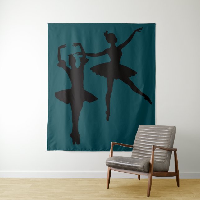Tapete De Parede Cenário Escuro de Bailarinas (In Situ)
