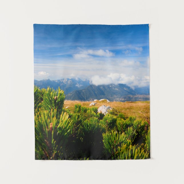 Tapete De Parede Cenário montanhoso do outono (Frente)