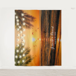 Tapete De Parede Cenas de fundo para Casamento na Praia com pôr do 