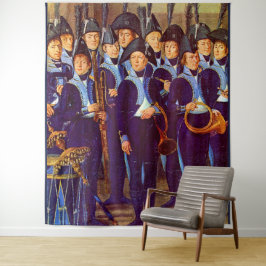 Tapete De Parede cerca de 1800 músicos militares europeus impressão