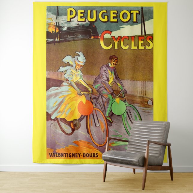 Tapete De Parede cerca de 1900 bicicletas Peugeot e (In Situ)