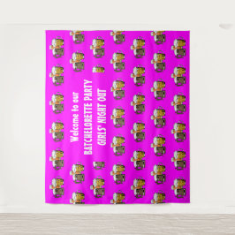 Tapete De Parede Cerveja Hot Pink Bachelorette