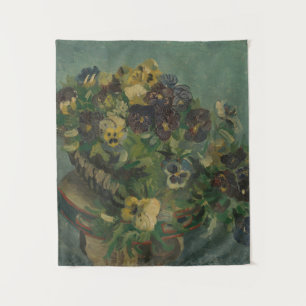 Tapete De Parede Cestas de Pensamentos de Van Gogh Flores Vintage
