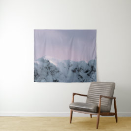 Tapete De Parede Céu roxo sobre montanhas