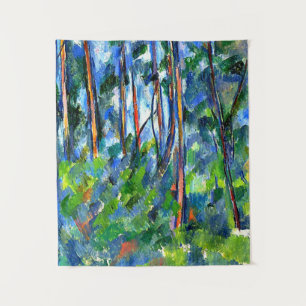 Tapete De Parede Cezanne - Na Floresta, pintura famosa
