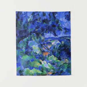 Tapete De Parede Cezanne, Paisagem Azul arte fina,