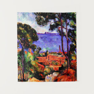 Tapete De Parede Cezanne - Vista através das Árvores