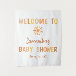 Tapete De Parede Chá de Bebê Boho Sunshine