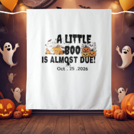 Tapete De Parede Chá de bebê engraçado de Halloween personalizado