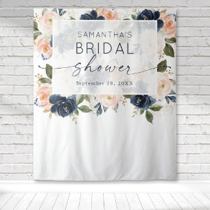 Tapete De Parede Chá de Bebê Floral Botânico Aquarela 