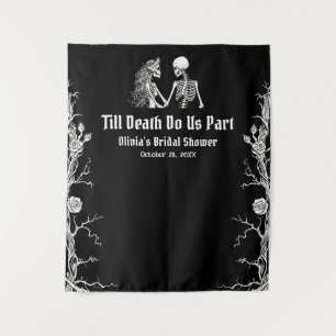 Tapete De Parede Chá de Noiva de Halloween Até que a Morte nos Sepa