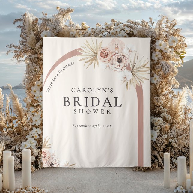 Tapete De Parede Chá de panela de Arco Moderno Floral de Boho Water (Criador carregado)