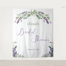 Tapete De Parede Chá de panela de Flores de Lavanda Eucalyptus