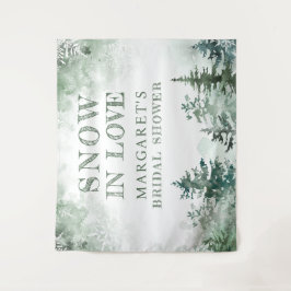 Tapete De Parede Chá de panela de neve no amor bem-vindo