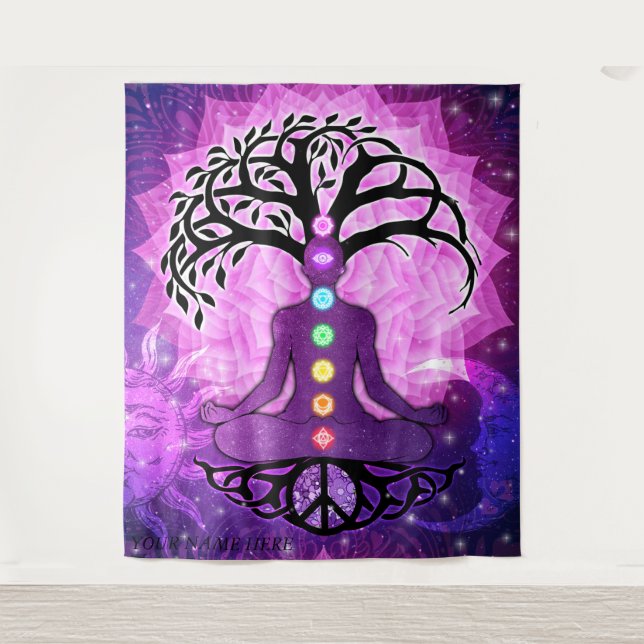 Tapete De Parede Chakras Os 7 Centros de Força Essenciais  (Frente)