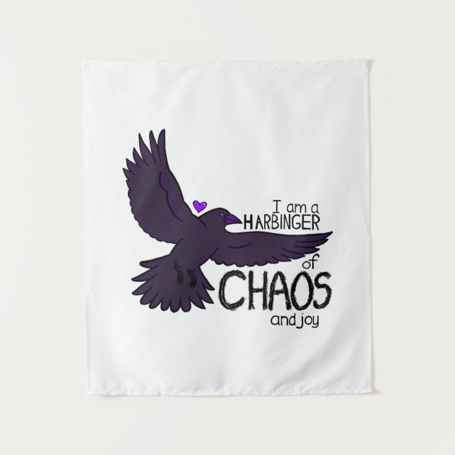 Tapete De Parede Chaos Crow Tapestry (Frente)