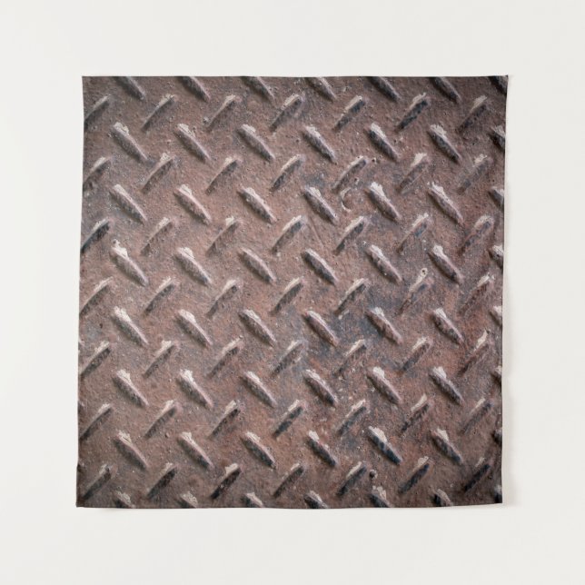 Tapete De Parede Chapas de aço antigas, não escorregadias. abstrato (Frente)