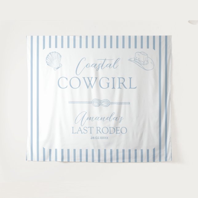 Tapete De Parede Chapéu de Cowgirl Costeira Festa de Solteira Weste (Frente (Horizontal))