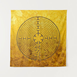 Tapete De Parede Chartres Labyrinth - Símbolo Espiritual Antiquado