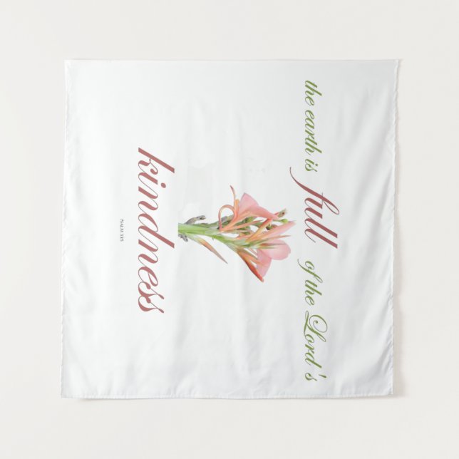 Tapete De Parede cheio psalm 33 (Frente (Horizontal))