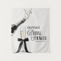 Chic Champanhe Bridal Shower Preto e Branco