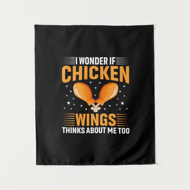 Tapete De Parede Chicken Lover | Chicken Wing (Frente)