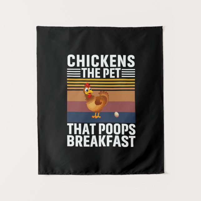 Tapete De Parede Chicken Lover | Chickens The Pet (Frente)
