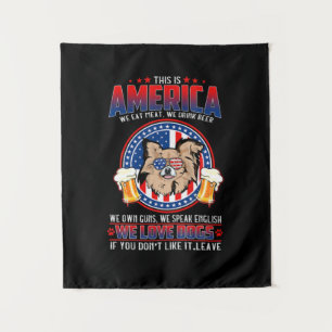 Tapete De Parede Chihuahua Dog This America 4 De Julho