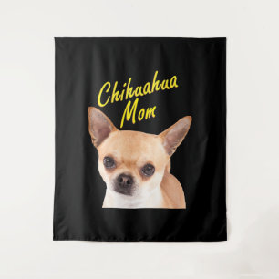 Tapete De Parede Chihuahua Mãe Presente para Proprietários de Cacho