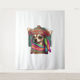 Tapete De Parede Chihuahua Mexico Cinco de Mayo Funny Dog