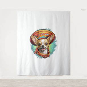 Tapete De Parede Chihuahua Mexico Cinco de Mayo Funny Dog