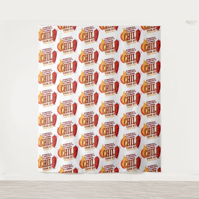 Tapete De Parede Chili Cook Off | Passo a Passo do Concurso de Chur (Frente)