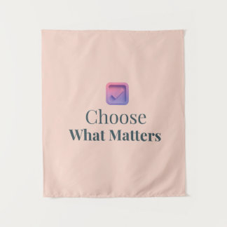 Tapete De Parede Choose What Matters Minimal Motivational Wall Tape