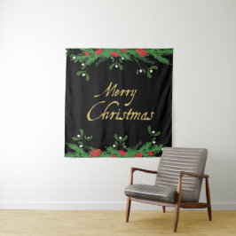 Tapete De Parede Christmas Frame Template Greeting Card 