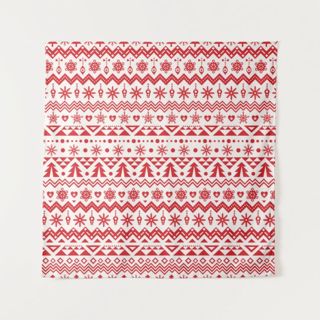 Tapete De Parede Christmas seamless pattern (Frente)