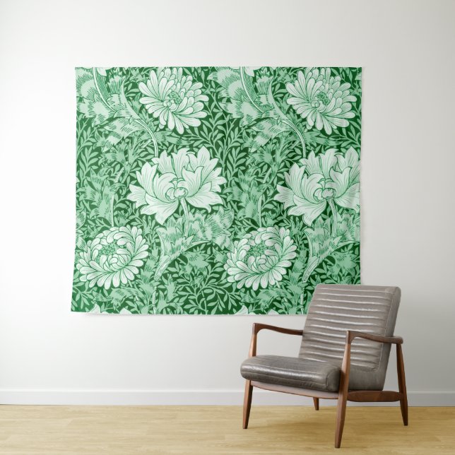 Tapete De Parede Chrysanthemum Green, William Morris (In Situ (Horizontal))