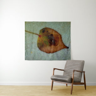 Tapete De Parede Chuva caída em Folha