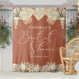 Tapete De Parede Chuveiro de Noiva Boho Caligrafia Elegante Terraco