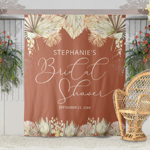 Tapete De Parede Chuveiro de Noiva Boho Caligrafia Elegante Terraco