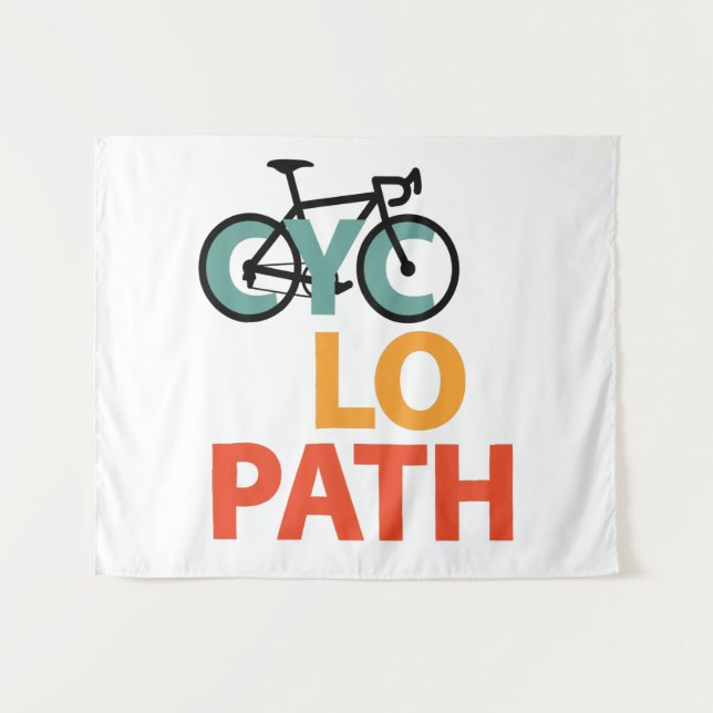 Tapete De Parede Ciclopath Funny Cycling (Frente (Horizontal))