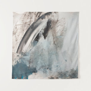 Tapete De Parede Cinza e pintura de Abstrato azul.abstrato, arte,g